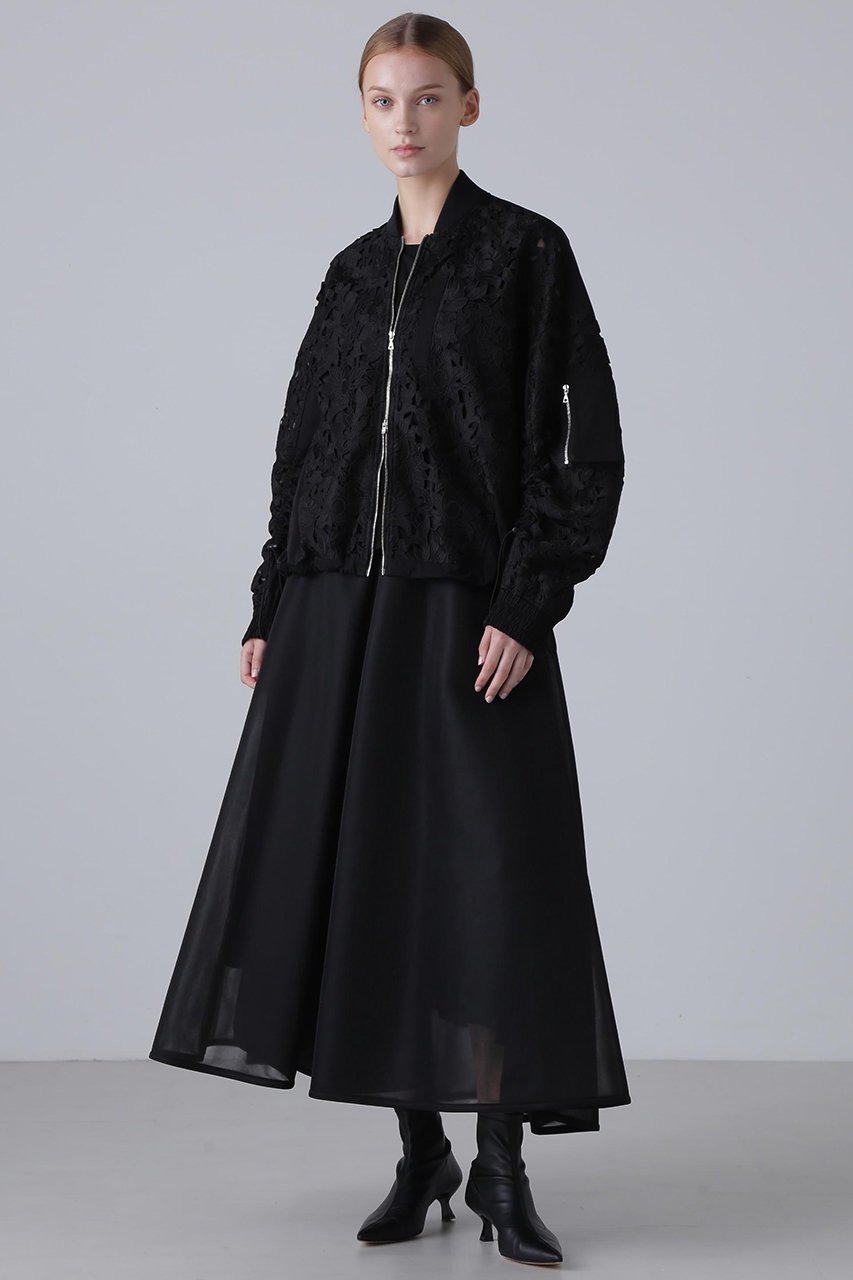 【アドーア/ADORE】のシアーメッシュラッセルスカート インテリア・キッズ・メンズ・レディースファッション・服の通販 founy(ファニー) 　ファッション　Fashion　レディースファッション　Fashion for Women　スカート　Skirts　ロングスカート　Long Skirts / Maxi & Midi Skirts　シアー　Sheer, See-Through　スポーティ　Sporty, Casual Athletic　フロント　Front, Front Design　ボックス　Boxy, Box Shape　メッシュ　Mesh, Net Fabric　ロング　Long, Long-Length　ブラック|ID: prp329100004225222 ipo3291000000032823782