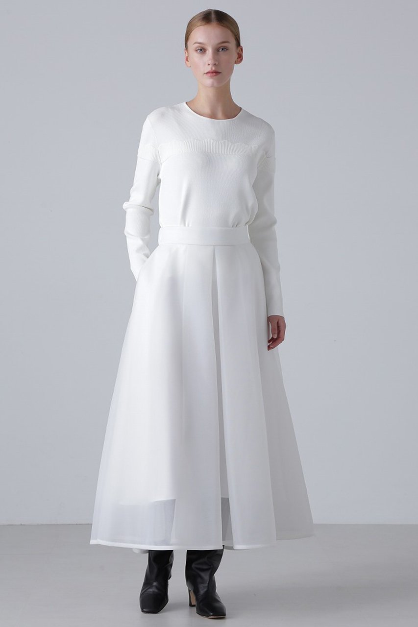 【アドーア/ADORE】のシアーメッシュラッセルスカート 人気、トレンドファッション・服の通販 founy(ファニー) 　ファッション　Fashion　レディースファッション　Fashion for Women　スカート　Skirts　ロングスカート　Long Skirts / Maxi & Midi Skirts　シアー　Sheer, See-Through　スポーティ　Sporty, Casual Athletic　フロント　Front, Front Design　ボックス　Boxy, Box Shape　メッシュ　Mesh, Net Fabric　ロング　Long, Long-Length　再入荷　Restock / Back in Stock　other-8|ID: prp329100004225222 ipo3291000000034990201