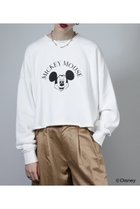 【ローズバッド/ROSE BUD】のMICKEY MOUSE face sweat 人気、トレンドファッション・服の通販 founy(ファニー) ファッション Fashion レディースファッション WOMEN トップス・カットソー Tops/Tshirt シャツ/ブラウス Shirts/Blouses パーカ Sweats ロング / Tシャツ T-Shirts スウェット Sweat カットソー Cut and Sewn NEW・新作・新着・新入荷 New Arrivals thumbnail ホワイト|ID: prp329100004225260 ipo3291000000029279069