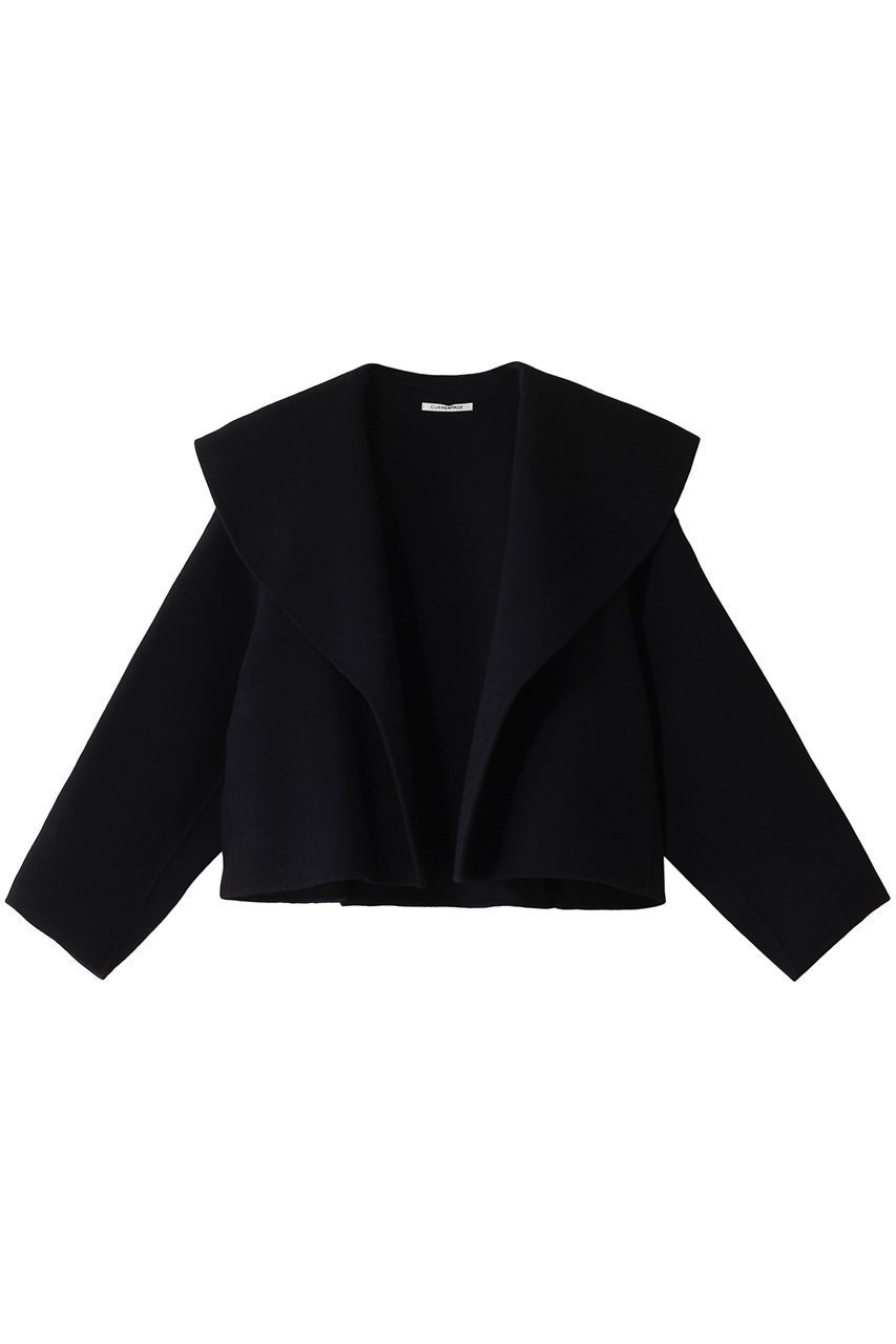 【カレンテージ/CURRENTAGE】のダブルフェイスコート インテリア・キッズ・メンズ・レディースファッション・服の通販 founy(ファニー) 　ファッション　Fashion　レディースファッション　Fashion for Women　アウター　Coat / Outerwear Collection　コート・ロングコート・ピーコート　Long Coats, Peacoats & More　ウォーム　Warm Fabric　エレガント 上品　Elegant　ショート　Short, Short Length　シンプル　Simple, Minimal　ダブル　Double, Double-Breasted　フェイス　Face, Facial Design　フェミニン　Feminine, Girly　ネイビー|ID: prp329100004225275 ipo3291000000032938308