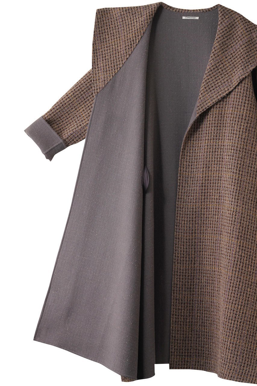 【カレンテージ/CURRENTAGE】のダブルフェイスロングコート 人気、トレンドファッション・服の通販 founy(ファニー) 　ファッション　Fashion　レディースファッション　Fashion for Women　アウター　Coat / Outerwear Collection　コート・ロングコート・ピーコート　Long Coats, Peacoats & More　エレガント 上品　Elegant　シンプル　Simple, Minimal　ダブル　Double, Double-Breasted　フェイス　Face, Facial Design　ロング　Long, Long-Length　A/W・秋冬　Autumn/Winter　other-6|ID: prp329100004225276 ipo3291000000035824819