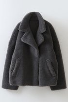 【ハー/HER.】のボアショートコート グレー|ID: prp329100004229279 ipo3291000000035720362