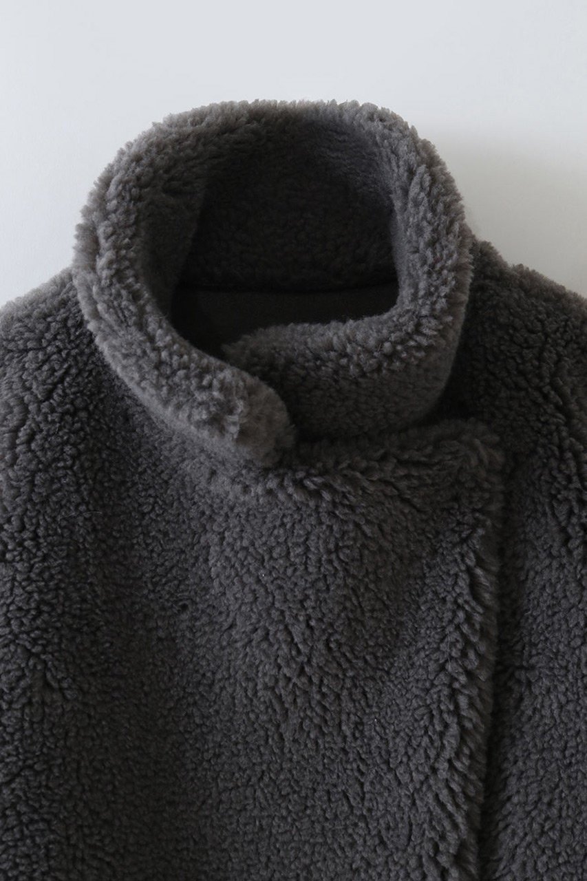 【ハー/HER.】のボアショートコート 人気、トレンドファッション・服の通販 founy(ファニー) 　ファッション　Fashion　レディースファッション　Fashion for Women　アウター　Coat / Outerwear Collection　コート・ロングコート・ピーコート　Long Coats, Peacoats & More　ショート　Short, Short Length　シンプル　Simple, Minimal　other-3|ID: prp329100004229279 ipo3291000000035720364