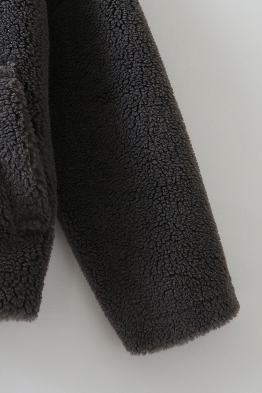 【ハー/HER.】のボアショートコート 人気、トレンドファッション・服の通販 founy(ファニー) 　ファッション　Fashion　レディースファッション　Fashion for Women　アウター　Coat / Outerwear Collection　コート・ロングコート・ピーコート　Long Coats, Peacoats & More　ショート　Short, Short Length　シンプル　Simple, Minimal　other-5|ID: prp329100004229279 ipo3291000000035720366