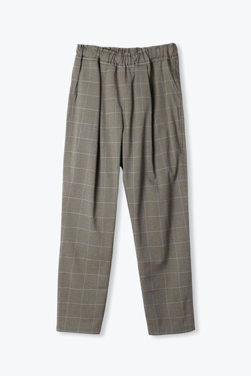 【レリル/lelill】のダブルクロスイージーテーパード インテリア・キッズ・メンズ・レディースファッション・服の通販 founy(ファウニー) 　ファッション　Fashion　レディースファッション　Fashion for Women　パンツ　Pants & Trousers　ブラウンチェック|ID: prp329100004229280 ipo3291000000036907159