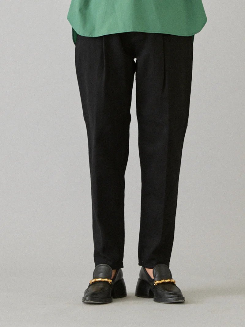 【レリル/lelill】のダブルクロスイージーテーパード インテリア・キッズ・メンズ・レディースファッション・服の通販 founy(ファウニー) 　ファッション　Fashion　レディースファッション　Fashion for Women　パンツ　Pants & Trousers　ブラック|ID: prp329100004229280 ipo3291000000036907160