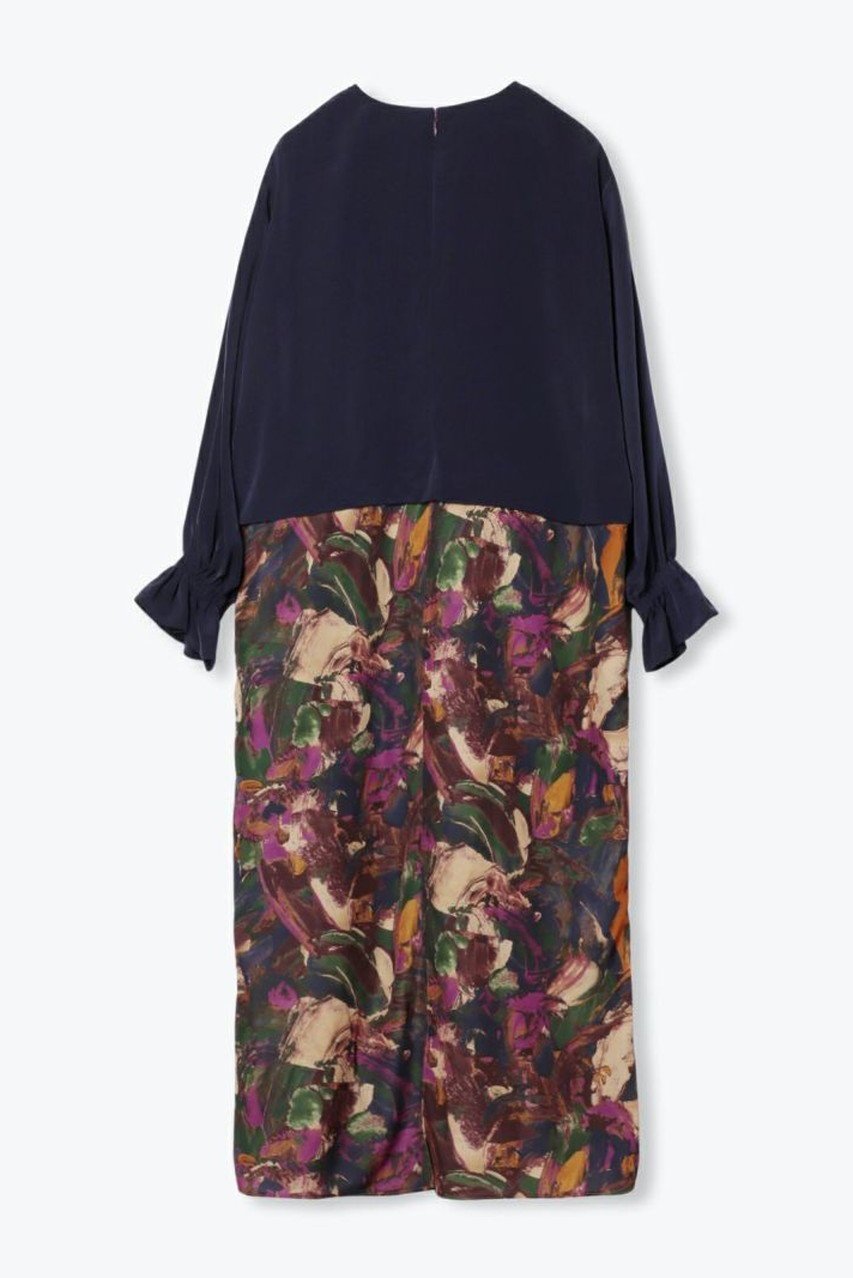 【レリル/lelill】の2TONE OP 人気、トレンドファッション・服の通販 founy(ファニー) 　ファッション　Fashion　レディースファッション　WOMEN　ワンピース　Dress　チュニック　Tunic　カーディガン　Cardigan　チュニック　Tunic　プリント　Print　エレガント 上品　Elegant　洗える　Washable　other-2|ID: prp329100004229282 ipo3291000000031383244