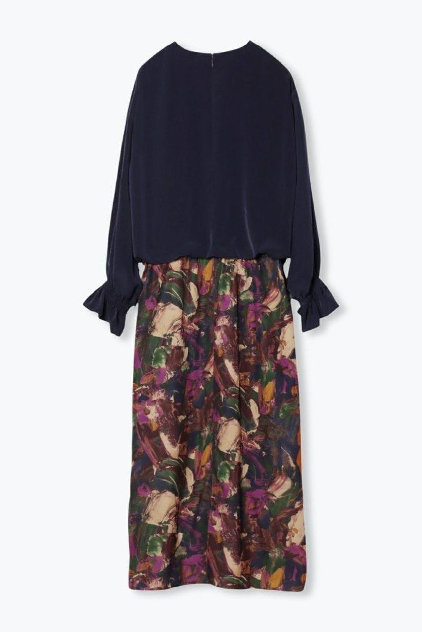【レリル/lelill】の2TONE OP 人気、トレンドファッション・服の通販 founy(ファニー) 　ファッション　Fashion　レディースファッション　WOMEN　ワンピース　Dress　チュニック　Tunic　カーディガン　Cardigan　チュニック　Tunic　プリント　Print　エレガント 上品　Elegant　洗える　Washable　other-4|ID: prp329100004229282 ipo3291000000031383248