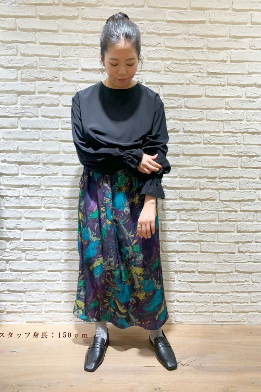 【レリル/lelill】の2TONE OP 人気、トレンドファッション・服の通販 founy(ファニー) 　ファッション　Fashion　レディースファッション　WOMEN　ワンピース　Dress　チュニック　Tunic　カーディガン　Cardigan　チュニック　Tunic　プリント　Print　エレガント 上品　Elegant　洗える　Washable　other-8|ID: prp329100004229282 ipo3291000000031383256