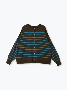 【レリル/lelill】 【日本製】2WAYワイドボーダーカーデ人気、トレンドファッション・服の通販 founy(ファニー) ファッション Fashion レディースファッション WOMEN トップス・カットソー Tops/Tshirt カーディガン Cardigans シャツ/ブラウス Shirts/Blouses ロング / Tシャツ T-Shirts カットソー Cut and Sewn カーディガン Cardigan NEW・新作・新着・新入荷 New Arrivals 日本製 Made In Japan |ID:prp329100004229285