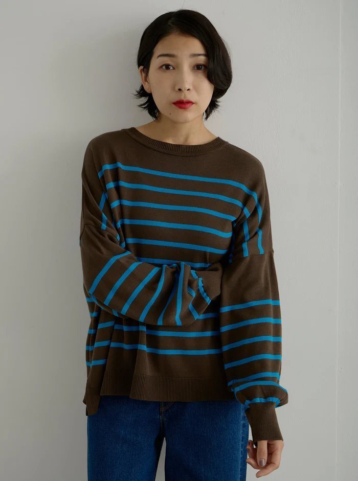 【レリル/lelill】の【日本製】2WAYワイドボーダーカーデ 人気、トレンドファッション・服の通販 founy(ファニー) 　ファッション　Fashion　レディースファッション　Fashion for Women　トップス・カットソー　Cut & Sew Tops　カーディガン・羽織り　Layered Style Cardigans　シャツ・ブラウス・オフィスカジュアル　Elegant Blouses & Button-Ups　ロングTシャツ・Tシャツ　Longline T-Shirts & Tees　カットソー・ベーシックTシャツ　Cut-and-Sewn Tops / Stretch Tees & Basics　カーディガン　Cardigan, Knitwear　日本製　Made In Japan　other-7|ID: prp329100004229285 ipo3291000000032856563