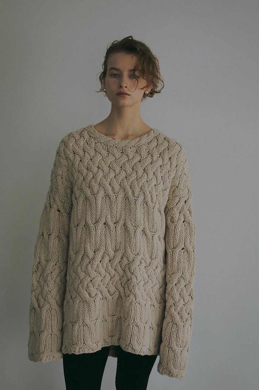 【ハー/HER.】のハンドニットプルオーバー 人気、トレンドファッション・服の通販 founy(ファニー) 　ファッション　Fashion　レディースファッション　Fashion for Women　トップス・カットソー　Cut & Sew Tops　ニット　Knit Tops & Sweaters　カジュアルプルオーバー・ニットトップス　Pullovers & Knit Tops / Casual Pullovers　おすすめ　Recommended / Our Picks　コーデュロイ　Corduroy, Cord Fabric　ハンド　Hand, Handmade　手編み　Hand-Knitted, Handmade Knit　other-7|ID: prp329100004229293 ipo3291000000035962366