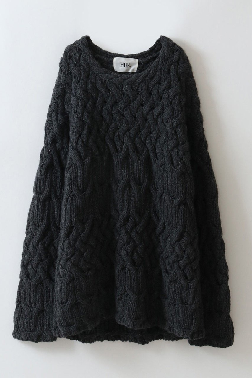 【ハー/HER.】のハンドニットプルオーバー インテリア・キッズ・メンズ・レディースファッション・服の通販 founy(ファニー) 　ファッション　Fashion　レディースファッション　Fashion for Women　トップス・カットソー　Cut & Sew Tops　ニット　Knit Tops & Sweaters　カジュアルプルオーバー・ニットトップス　Pullovers & Knit Tops / Casual Pullovers　おすすめ　Recommended / Our Picks　コーデュロイ　Corduroy, Cord Fabric　ハンド　Hand, Handmade　手編み　Hand-Knitted, Handmade Knit　チャコールグレー|ID: prp329100004229293 ipo3291000000036499431