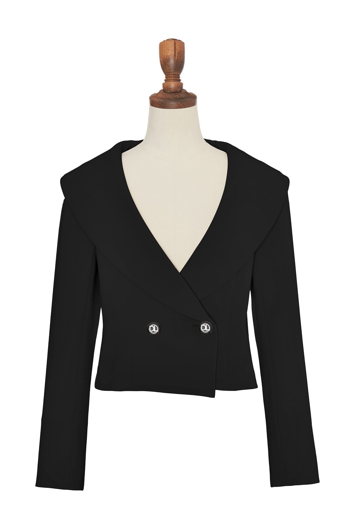 【デイジーリン/DAISY LIN】のJacket “Miss Lin Love II” インテリア・キッズ・メンズ・レディースファッション・服の通販 founy(ファニー) 　ファッション　Fashion　レディースファッション　Fashion for Women　アウター　Coat / Outerwear Collection　レディースジャケット・軽アウター　Jackets　エレガント 上品　Elegant　シェイプ　Shape, Slim Fit　ジャケット　Jacket, Outerwear　スタイリッシュ　Stylish, Fashionable　バランス　Balance, Style Balance　ワイド　Wide, Wide Fit　人気　Popular, Best Seller　ブラックブラック|ID: prp329100004229933 ipo3291000000032941939