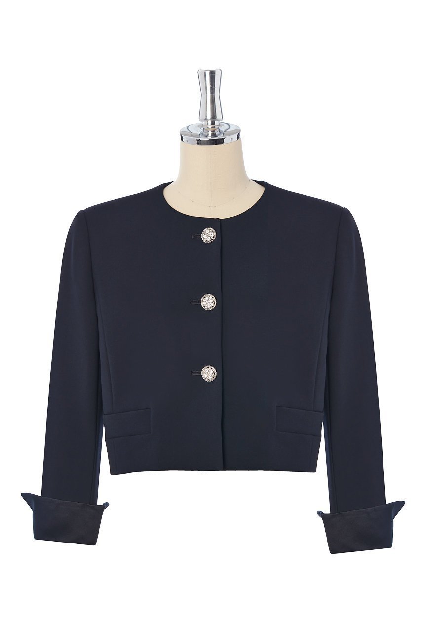 【デイジーリン/DAISY LIN】のUpper Class Jacket 人気、トレンドファッション・服の通販 founy(ファニー) 　ファッション　Fashion　レディースファッション　Fashion for Women　アウター　Coat / Outerwear Collection　レディースジャケット・軽アウター　Jackets　インナー　Innerwear　ウォッシャブル　Machine Washable　サテン　Satin, Glossy Fabric　ショルダー　Shoulder, Shoulder Strap　ジャケット　Jacket, Outerwear　ジュエリー　Jewelry, Accessories　ストレッチ　Stretch, Stretchy Fabric　スマート　Smart, Elegant　バランス　Balance, Style Balance　フォーマル　Formal, Dressy　ポケット　Pocket, Pocket Detail　ラウンド　Round, Round Neck　other-3|ID: prp329100004229934 ipo3291000000035924147