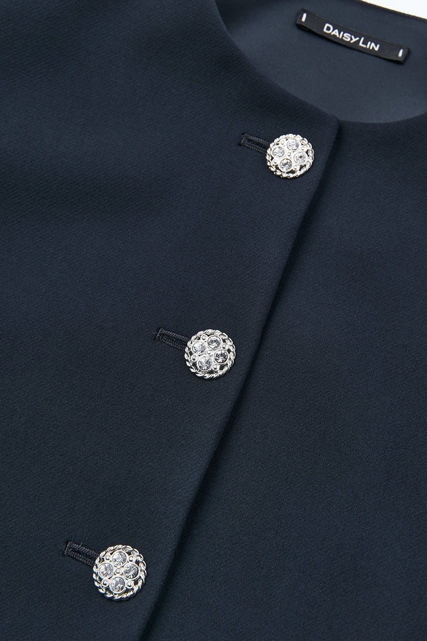 【デイジーリン/DAISY LIN】のUpper Class Jacket 人気、トレンドファッション・服の通販 founy(ファニー) 　ファッション　Fashion　レディースファッション　Fashion for Women　アウター　Coat / Outerwear Collection　レディースジャケット・軽アウター　Jackets　インナー　Innerwear　ウォッシャブル　Machine Washable　サテン　Satin, Glossy Fabric　ショルダー　Shoulder, Shoulder Strap　ジャケット　Jacket, Outerwear　ジュエリー　Jewelry, Accessories　ストレッチ　Stretch, Stretchy Fabric　スマート　Smart, Elegant　バランス　Balance, Style Balance　フォーマル　Formal, Dressy　ポケット　Pocket, Pocket Detail　ラウンド　Round, Round Neck　other-7|ID: prp329100004229934 ipo3291000000035924151