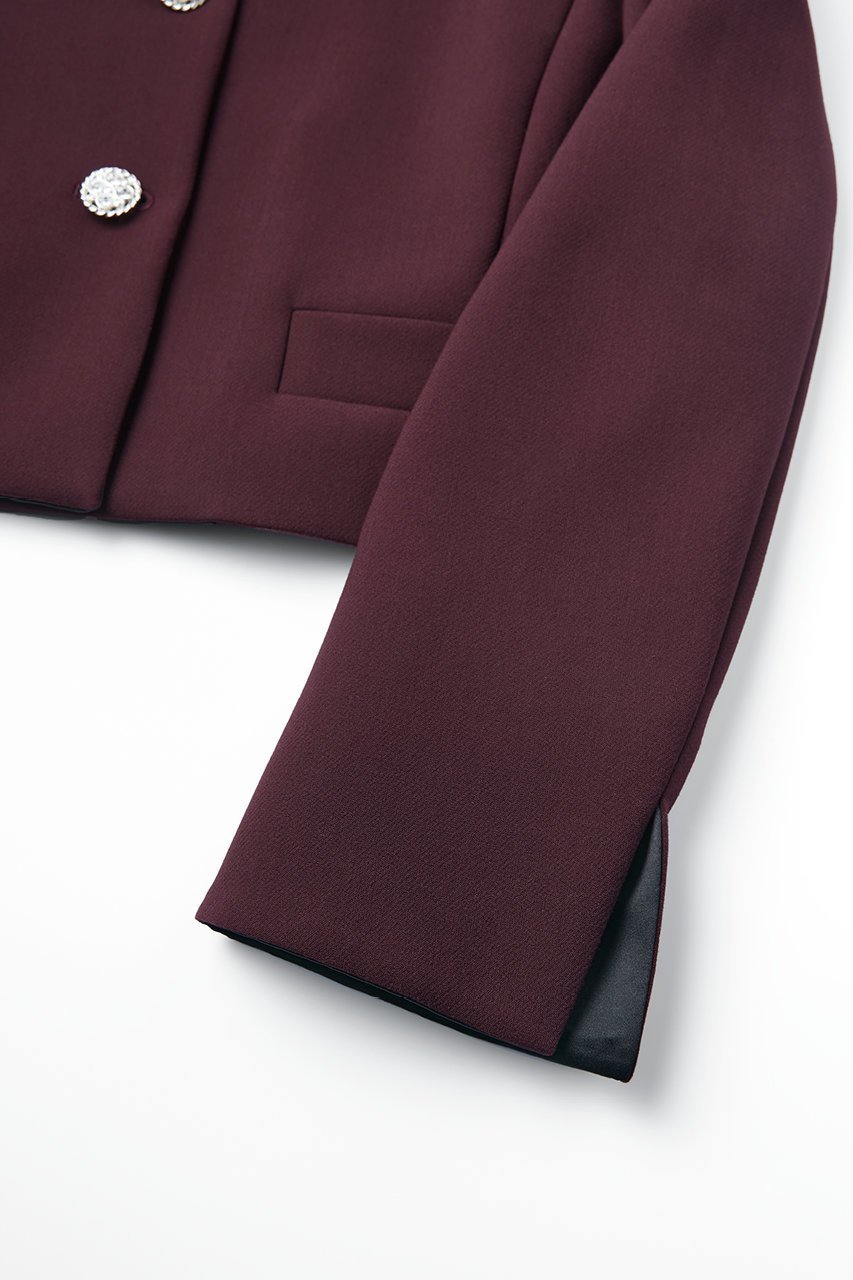 【デイジーリン/DAISY LIN】のUpper Class Jacket 人気、トレンドファッション・服の通販 founy(ファニー) ファッション Fashion レディースファッション Fashion for Women アウター Coat / Outerwear Collection レディースジャケット・軽アウター Jackets インナー Innerwear ウォッシャブル Machine Washable サテン Satin, Glossy Fabric ショルダー Shoulder, Shoulder Strap ジャケット Jacket, Outerwear ジュエリー Jewelry, Accessories ストレッチ Stretch, Stretchy Fabric スマート Smart, Elegant バランス Balance, Style Balance フォーマル Formal, Dressy ポケット Pocket, Pocket Detail ラウンド Round, Round Neck other-5|ID: prp329100004229934 ipo3291000000036553323