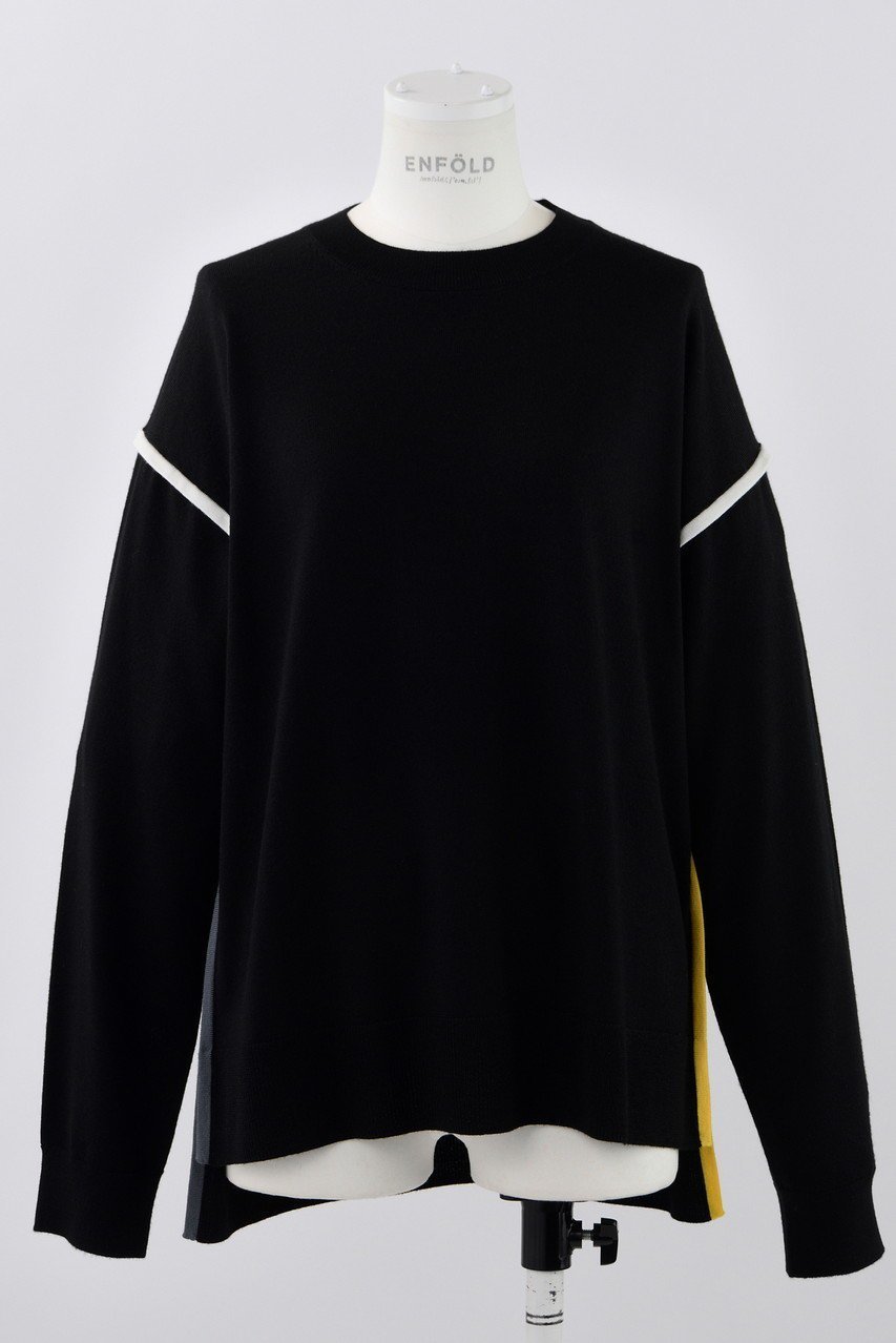 【エンフォルド/ENFOLD】のニットパイピングP.O/プルオーバー 人気、トレンドファッション・服の通販 founy(ファニー) 　ファッション　Fashion　レディースファッション　Fashion for Women　トップス・カットソー　Cut & Sew Tops　ニット　Knit Tops & Sweaters　カジュアルプルオーバー・ニットトップス　Pullovers & Knit Tops / Casual Pullovers　パイピング　Piping, Trim Design　 other-1|ID: prp329100004230840 ipo3291000000032966460