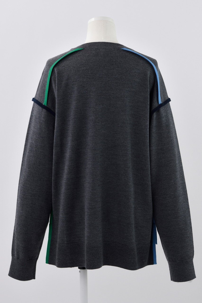 【エンフォルド/ENFOLD】のニットパイピングP.O/プルオーバー 人気、トレンドファッション・服の通販 founy(ファニー) 　ファッション　Fashion　レディースファッション　Fashion for Women　トップス・カットソー　Cut & Sew Tops　ニット　Knit Tops & Sweaters　カジュアルプルオーバー・ニットトップス　Pullovers & Knit Tops / Casual Pullovers　パイピング　Piping, Trim Design　other-3|ID: prp329100004230840 ipo3291000000032966478