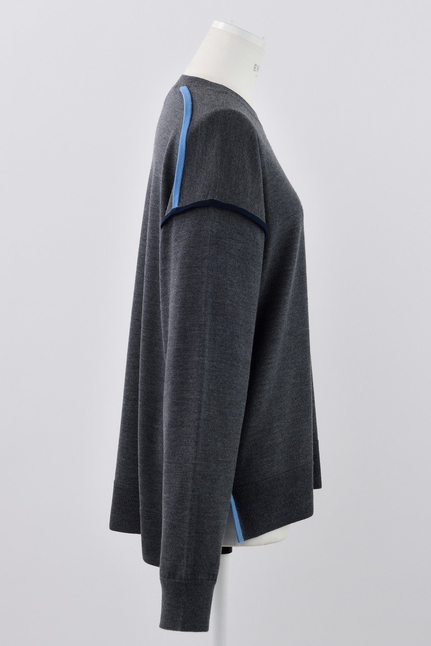 【エンフォルド/ENFOLD】のニットパイピングP.O/プルオーバー 人気、トレンドファッション・服の通販 founy(ファニー) 　ファッション　Fashion　レディースファッション　Fashion for Women　トップス・カットソー　Cut & Sew Tops　ニット　Knit Tops & Sweaters　カジュアルプルオーバー・ニットトップス　Pullovers & Knit Tops / Casual Pullovers　パイピング　Piping, Trim Design　other-4|ID: prp329100004230840 ipo3291000000032966481