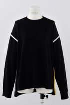 【エンフォルド/ENFOLD】のニットパイピングP.O/プルオーバー ブラック|ID: prp329100004230840 ipo3291000000035962490