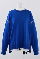 【エンフォルド/ENFOLD】のニットパイピングP.O/プルオーバー ブルー|ID: prp329100004230840 ipo3291000000035962492