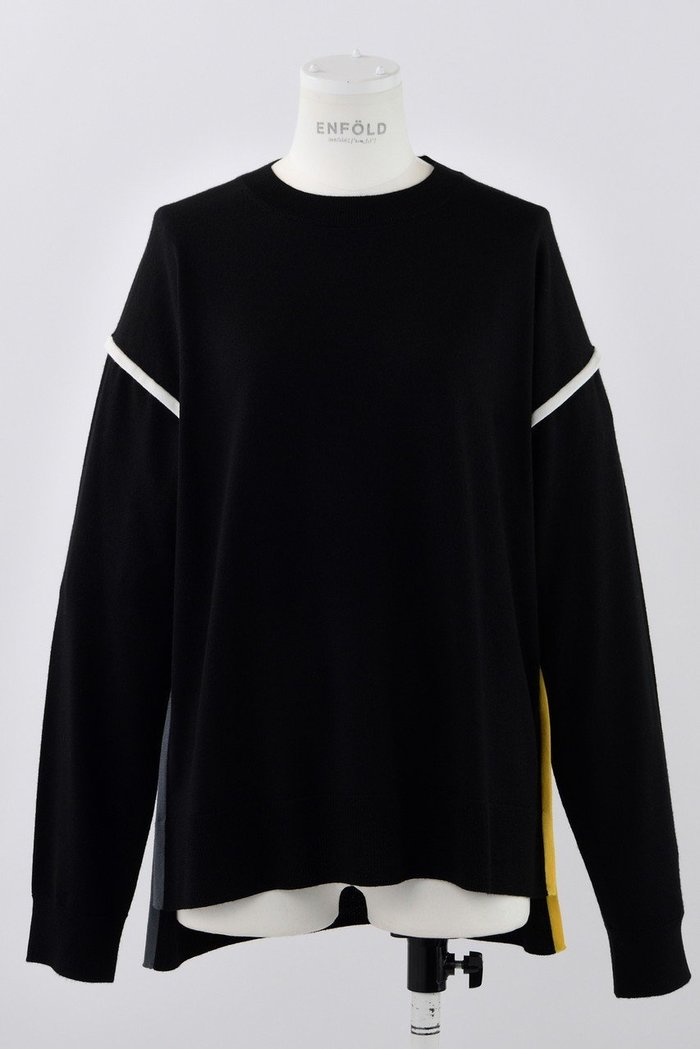 【エンフォルド/ENFOLD】のニットパイピングP.O/プルオーバー インテリア・キッズ・メンズ・レディースファッション・服の通販 founy(ファニー) https://founy.com/ ファッション Fashion レディースファッション Fashion for Women トップス・カットソー Cut & Sew Tops ニット Knit Tops & Sweaters カジュアルプルオーバー・ニットトップス Pullovers & Knit Tops / Casual Pullovers パイピング Piping, Trim Design |ID: prp329100004230840 ipo3291000000036792453