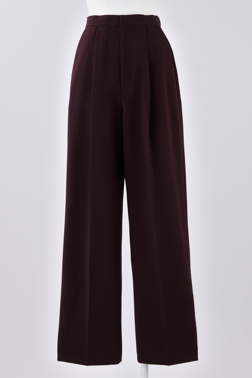 【エンフォルド/ENFOLD】のダブルクロス ストレートテーラードTR/トラウザー・パンツ インテリア・キッズ・メンズ・レディースファッション・服の通販 founy(ファニー) 　ファッション　Fashion　レディースファッション　Fashion for Women　パンツ　Pants & Trousers　ストレート　Straight, Straight Cut　センター　Center, Center Line　ダブル　Double, Double-Breasted　バランス　Balance, Style Balance　マニッシュ　Mannish, Boyish　リラックス　Relax, Relaxed Fit　ブラウン|ID: prp329100004230842 ipo3291000000035419679