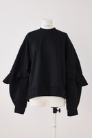 【エンフォルド/ENFOLD】のダンボール ラッフルスリーブP.O/プルオーバー 人気、トレンドファッション・服の通販 founy(ファニー) ファッション Fashion レディースファッション Fashion for Women トップス・カットソー Cut & Sew Tops ニット Knit Tops & Sweaters カジュアルプルオーバー・ニットトップス Pullovers & Knit Tops / Casual Pullovers コレクション Collection, Seasonal Line シンプル Simple, Minimal バランス Balance, Style Balance フリル Frill, Ruffle |ID:prp329100004230847