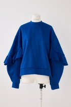 【エンフォルド/ENFOLD】のダンボール ラッフルスリーブP.O/プルオーバー 人気、トレンドファッション・服の通販 founy(ファニー) ファッション Fashion レディースファッション Fashion for Women トップス・カットソー Cut & Sew Tops ニット Knit Tops & Sweaters カジュアルプルオーバー・ニットトップス Pullovers & Knit Tops / Casual Pullovers コレクション Collection, Seasonal Line シンプル Simple, Minimal バランス Balance, Style Balance フリル Frill, Ruffle thumbnail ブルー|ID: prp329100004230847 ipo3291000000036792448