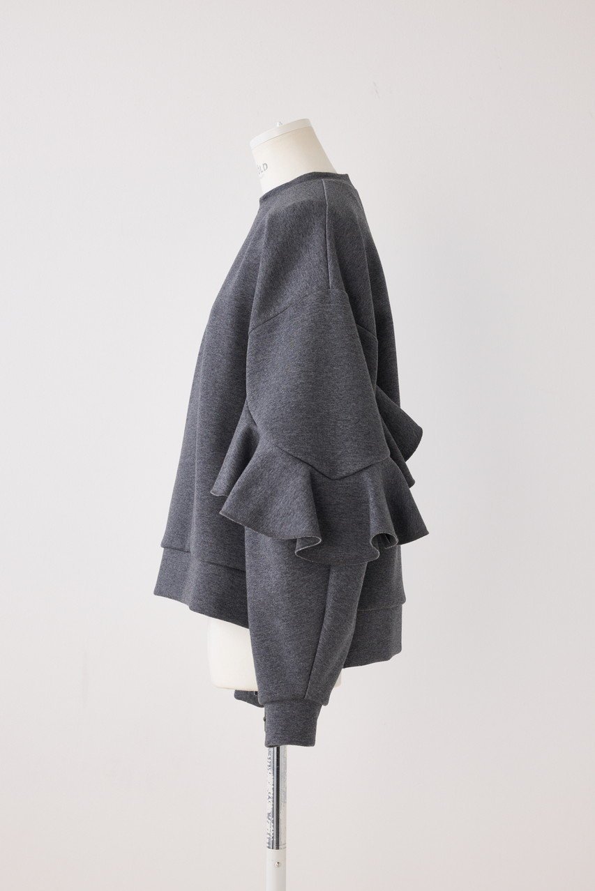 【エンフォルド/ENFOLD】のダンボール ラッフルスリーブP.O/プルオーバー 人気、トレンドファッション・服の通販 founy(ファニー) 　ファッション　Fashion　レディースファッション　Fashion for Women　トップス・カットソー　Cut & Sew Tops　ニット　Knit Tops & Sweaters　カジュアルプルオーバー・ニットトップス　Pullovers & Knit Tops / Casual Pullovers　コレクション　Collection, Seasonal Line　シンプル　Simple, Minimal　バランス　Balance, Style Balance　フリル　Frill, Ruffle　other-2|ID: prp329100004230847 ipo3291000000036792450