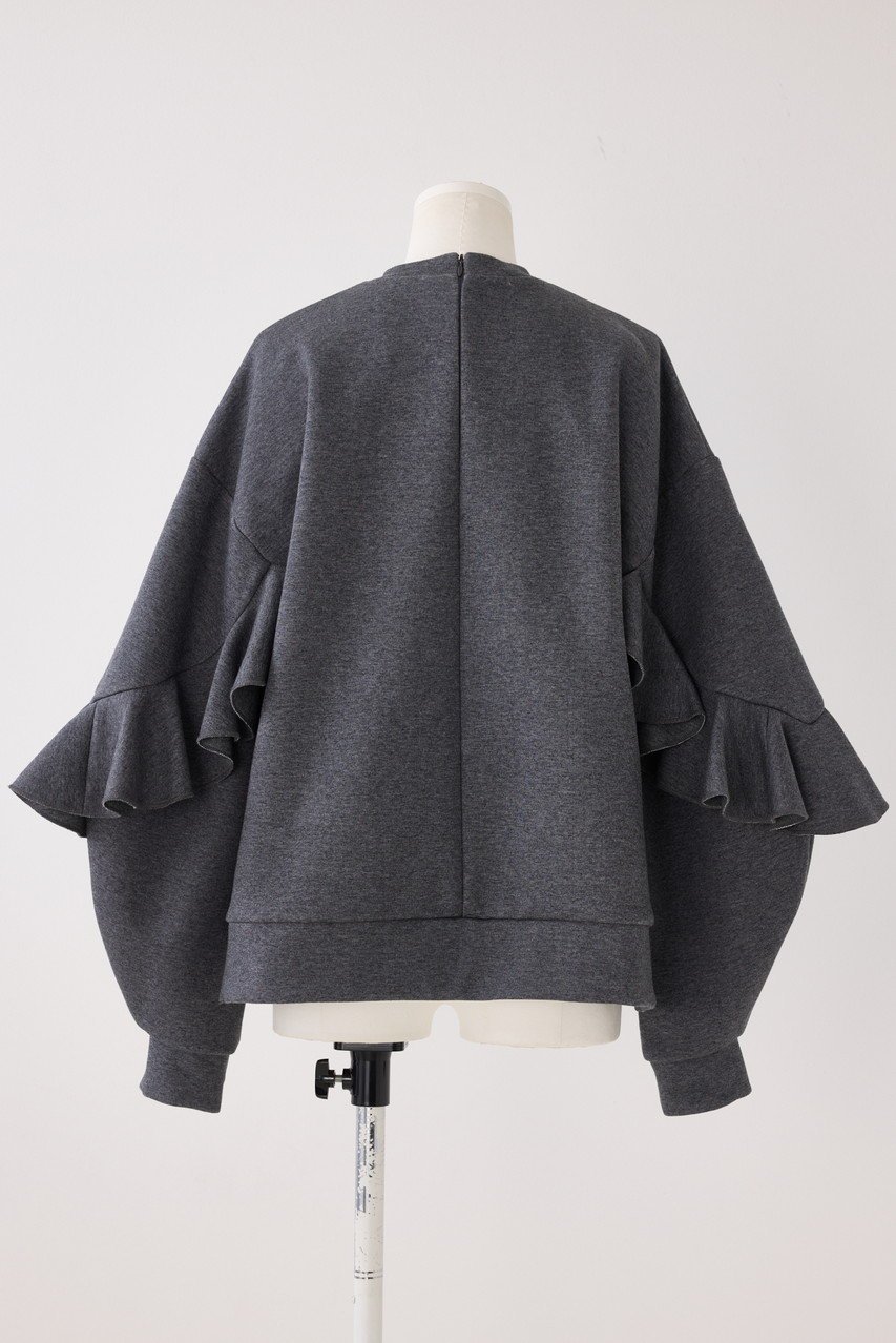 【エンフォルド/ENFOLD】のダンボール ラッフルスリーブP.O/プルオーバー 人気、トレンドファッション・服の通販 founy(ファニー) 　ファッション　Fashion　レディースファッション　Fashion for Women　トップス・カットソー　Cut & Sew Tops　ニット　Knit Tops & Sweaters　カジュアルプルオーバー・ニットトップス　Pullovers & Knit Tops / Casual Pullovers　コレクション　Collection, Seasonal Line　シンプル　Simple, Minimal　バランス　Balance, Style Balance　フリル　Frill, Ruffle　other-3|ID: prp329100004230847 ipo3291000000036792451