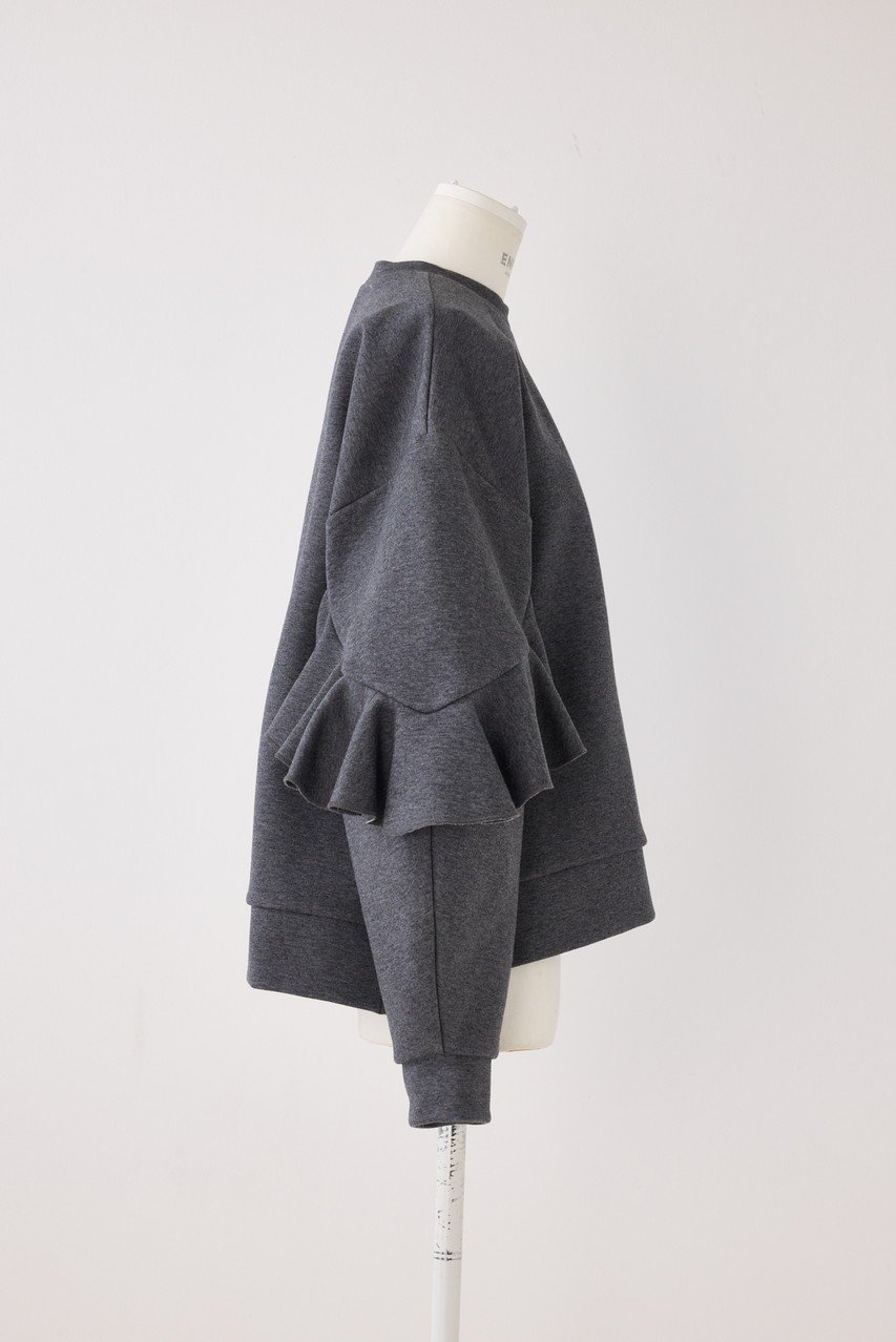 【エンフォルド/ENFOLD】のダンボール ラッフルスリーブP.O/プルオーバー 人気、トレンドファッション・服の通販 founy(ファニー) 　ファッション　Fashion　レディースファッション　Fashion for Women　トップス・カットソー　Cut & Sew Tops　ニット　Knit Tops & Sweaters　カジュアルプルオーバー・ニットトップス　Pullovers & Knit Tops / Casual Pullovers　コレクション　Collection, Seasonal Line　シンプル　Simple, Minimal　バランス　Balance, Style Balance　フリル　Frill, Ruffle　other-4|ID: prp329100004230847 ipo3291000000036792452