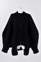 【エンフォルド/ENFOLD】のバタフライケーブルニットP.O/プルオーバー ブラック|ID: prp329100004230849 ipo3291000000036007268