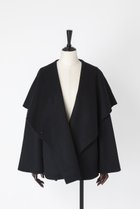 【オーヴィル/EAUVIRE】のケープカラーコート ブラック|ID: prp329100004230860 ipo3291000000036138515