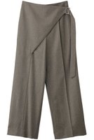 【オーヴィル/EAUVIRE】のフロントラップトラウザーズ 人気、トレンドファッション・服の通販 founy(ファニー) ファッション Fashion レディースファッション Fashion for Women パンツ Pants & Trousers イタリア Italy ストレッチ Stretch, Stretchy Fabric ストレート Straight, Straight Cut メタル Metal, Metal Parts メンズ Men's, Menswear ラップ Wrap, Wrap Design |ID:prp329100004230861