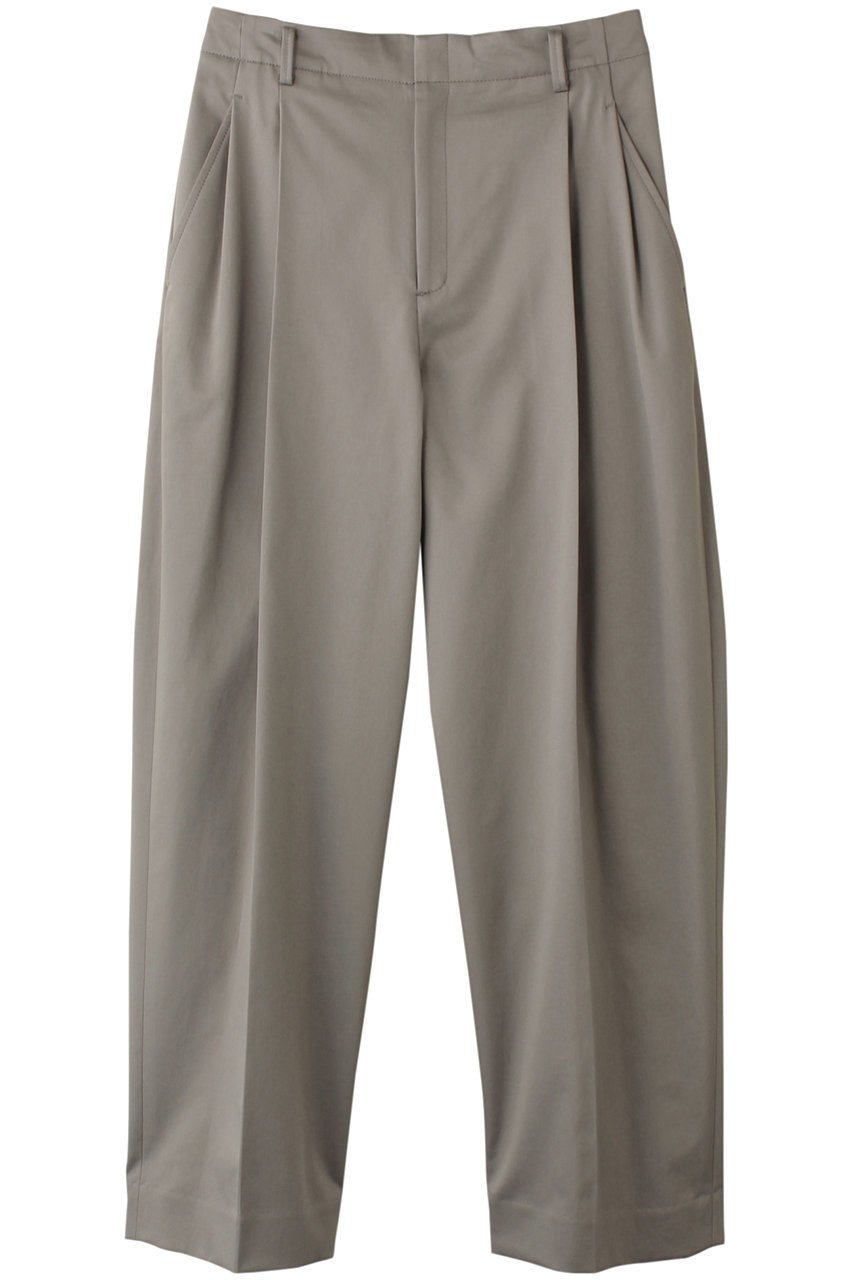 【オーヴィル/EAUVIRE】のクロスバックトラウザーズ インテリア・キッズ・メンズ・レディースファッション・服の通販 founy(ファニー) 　ファッション　Fashion　レディースファッション　Fashion for Women　パンツ　Pants & Trousers　バッグ　Bags　なめらか　Smooth, Silky Texture　イタリア　Italy　サテン　Satin, Glossy Fabric　ストレッチ　Stretch, Stretchy Fabric　ストレート　Straight, Straight Cut　スリット　Slit, Slit Detail　ヴィンテージ　Vintage Style　グレー|ID: prp329100004230862 ipo3291000000035663163