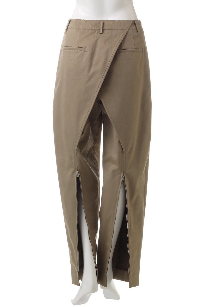 【オーヴィル/EAUVIRE】のクロスバックトラウザーズ 人気、トレンドファッション・服の通販 founy(ファニー) 　ファッション　Fashion　レディースファッション　Fashion for Women　パンツ　Pants & Trousers　バッグ　Bags　なめらか　Smooth, Silky Texture　イタリア　Italy　サテン　Satin, Glossy Fabric　ストレッチ　Stretch, Stretchy Fabric　ストレート　Straight, Straight Cut　スリット　Slit, Slit Detail　ヴィンテージ　Vintage Style　other-6|ID: prp329100004230862 ipo3291000000035663175