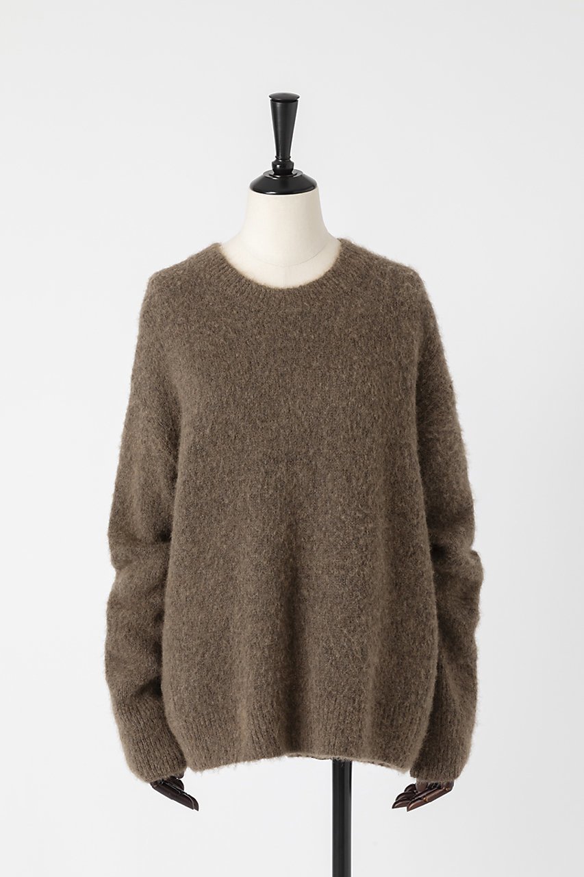 【オーヴィル/EAUVIRE】のファインキャメルプルオーバー インテリア・キッズ・メンズ・レディースファッション・服の通販 founy(ファニー) 　ファッション　Fashion　レディースファッション　Fashion for Women　トップス・カットソー　Cut & Sew Tops　ニット　Knit Tops & Sweaters　カジュアルプルオーバー・ニットトップス　Pullovers & Knit Tops / Casual Pullovers　イタリア　Italy　エアリー　Airy Texture　シンプル　Simple, Minimal　ストレッチ　Stretch, Stretchy Fabric　エレガント 上品　Elegant　新作・新入荷　New Arrivals / New In　ブラウン|ID: prp329100004230865 ipo3291000000034628310