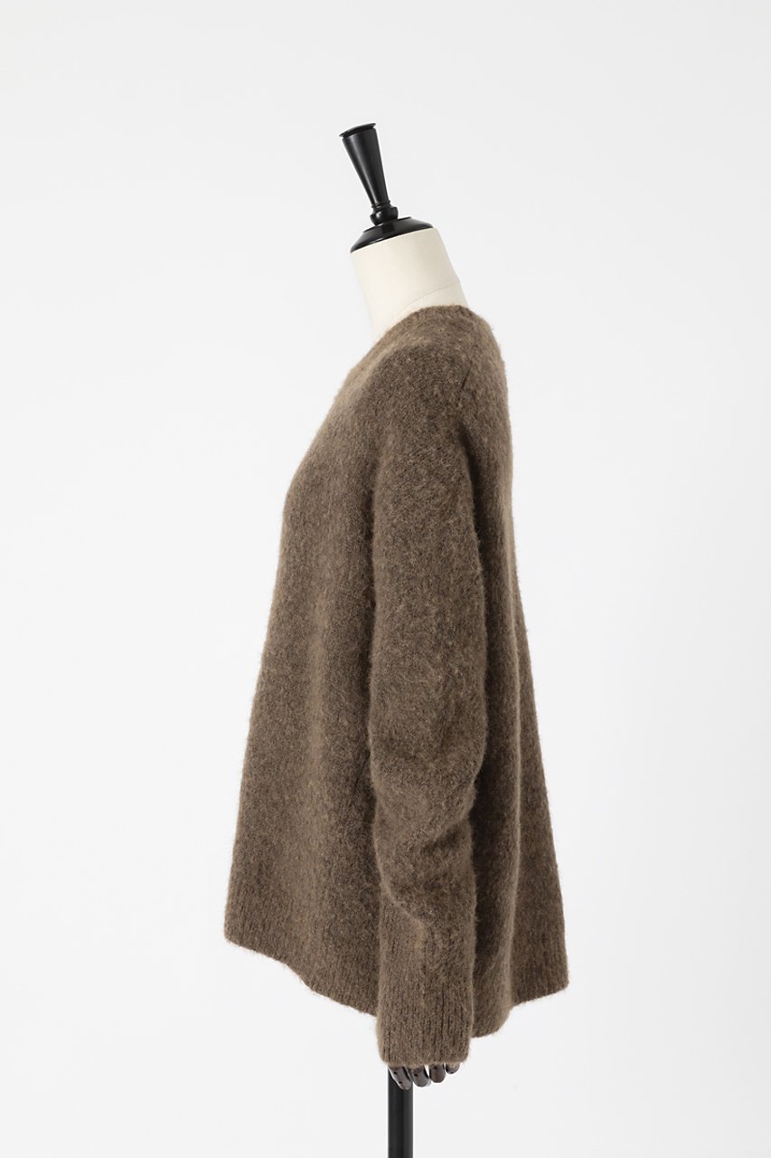 【オーヴィル/EAUVIRE】のファインキャメルプルオーバー 人気、トレンドファッション・服の通販 founy(ファニー) 　ファッション　Fashion　レディースファッション　Fashion for Women　トップス・カットソー　Cut & Sew Tops　ニット　Knit Tops & Sweaters　カジュアルプルオーバー・ニットトップス　Pullovers & Knit Tops / Casual Pullovers　イタリア　Italy　エアリー　Airy Texture　シンプル　Simple, Minimal　ストレッチ　Stretch, Stretchy Fabric　エレガント 上品　Elegant　再入荷　Restock / Back in Stock　other-3|ID: prp329100004230865 ipo3291000000035990572