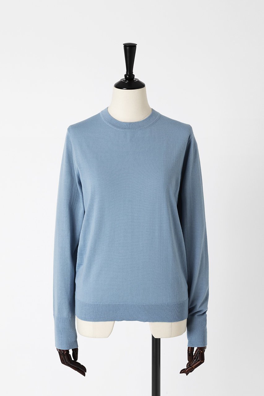 【オーヴィル/EAUVIRE】の30ゲージクルーネックプルオーバー 人気、トレンドファッション・服の通販 founy(ファニー) 　ファッション　Fashion　レディースファッション　Fashion for Women　トップス・カットソー　Cut & Sew Tops　ニット　Knit Tops & Sweaters　カジュアルプルオーバー・ニットトップス　Pullovers & Knit Tops / Casual Pullovers　なめらか　Smooth, Silky Texture　イタリア　Italy　フィット　Fit, Slim Fit　定番　Standard, Basic Item　 other-1|ID: prp329100004230866 ipo3291000000032959672