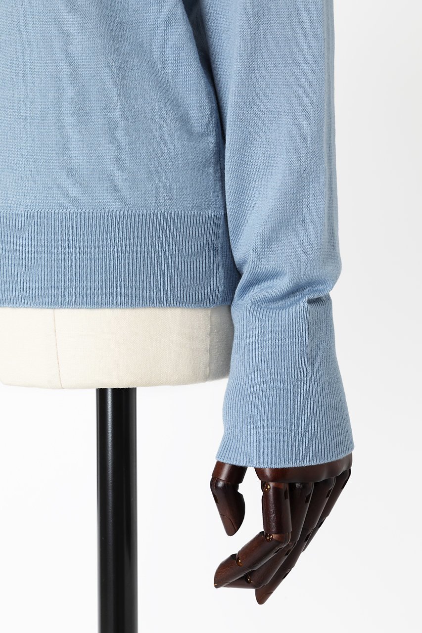 【オーヴィル/EAUVIRE】の30ゲージクルーネックプルオーバー 人気、トレンドファッション・服の通販 founy(ファニー) 　ファッション　Fashion　レディースファッション　Fashion for Women　トップス・カットソー　Cut & Sew Tops　ニット　Knit Tops & Sweaters　カジュアルプルオーバー・ニットトップス　Pullovers & Knit Tops / Casual Pullovers　なめらか　Smooth, Silky Texture　イタリア　Italy　フィット　Fit, Slim Fit　再入荷　Restock / Back in Stock　定番　Standard, Basic Item　other-5|ID: prp329100004230866 ipo3291000000035721829