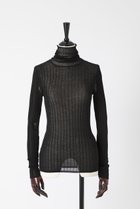 【オーヴィル/EAUVIRE】のシアーラメタートルネックプルオーバー ブラック|ID: prp329100004230867 ipo3291000000036224908