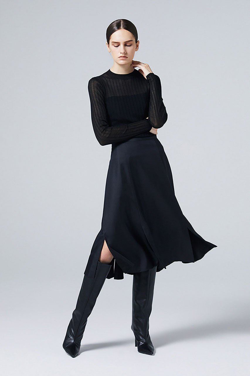 【オーヴィル/EAUVIRE】のシアーラメクルーネックプルオーバー 人気、トレンドファッション・服の通販 founy(ファニー) 　ファッション　Fashion　レディースファッション　WOMEN　トップス・カットソー　Tops/Tshirt　ニット　Knit Tops　プルオーバー　Pullover　イタリア　Italy　シアー　Sheer　ワイドリブ　Wide Rib　エレガント 上品　Elegant　other-5|ID: prp329100004230868 ipo3291000000031382512