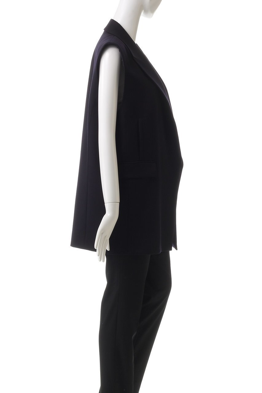 【オーヴィル/EAUVIRE】のピークドラペルジレ 人気、トレンドファッション・服の通販 founy(ファニー) 　ファッション　Fashion　レディースファッション　WOMEN　アウター　Coat Outerwear　ジャケット　Jackets　ジャケット　Jacket　ストレッチ　Stretch　フォーマル　Formal　フロント　Front　ベスト　Vest　ポケット　Pocket　メンズ　Mens　日本製　Made In Japan　other-3|ID: prp329100004230869 ipo3291000000032151076