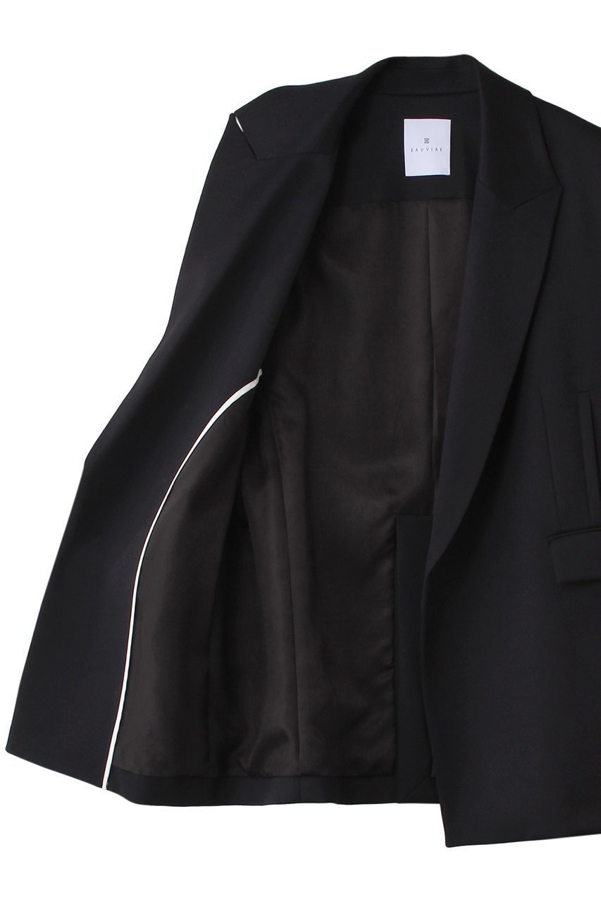 【オーヴィル/EAUVIRE】のピークドラペルジレ 人気、トレンドファッション・服の通販 founy(ファニー) 　ファッション　Fashion　レディースファッション　WOMEN　アウター　Coat Outerwear　ジャケット　Jackets　ジャケット　Jacket　ストレッチ　Stretch　フォーマル　Formal　フロント　Front　ベスト　Vest　ポケット　Pocket　メンズ　Mens　日本製　Made In Japan　other-6|ID: prp329100004230869 ipo3291000000032151079