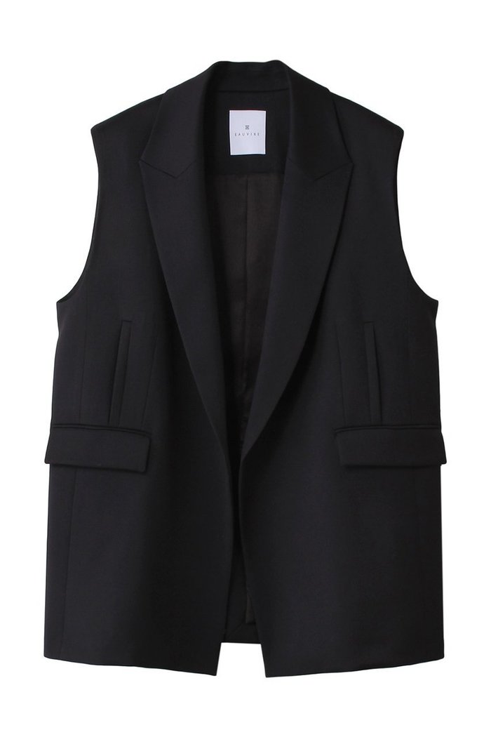 【オーヴィル/EAUVIRE】のピークドラペルジレ インテリア・キッズ・メンズ・レディースファッション・服の通販 founy(ファニー) https://founy.com/ ファッション Fashion レディースファッション Fashion for Women アウター Coat / Outerwear Collection レディースジャケット・軽アウター Jackets ジャケット Jacket, Outerwear ストレッチ Stretch, Stretchy Fabric フォーマル Formal, Dressy フロント Front, Front Design ベスト Vest, Waistcoat ポケット Pocket, Pocket Detail メンズ Men's, Menswear 日本製 Made In Japan |ID: prp329100004230869 ipo3291000000032942138