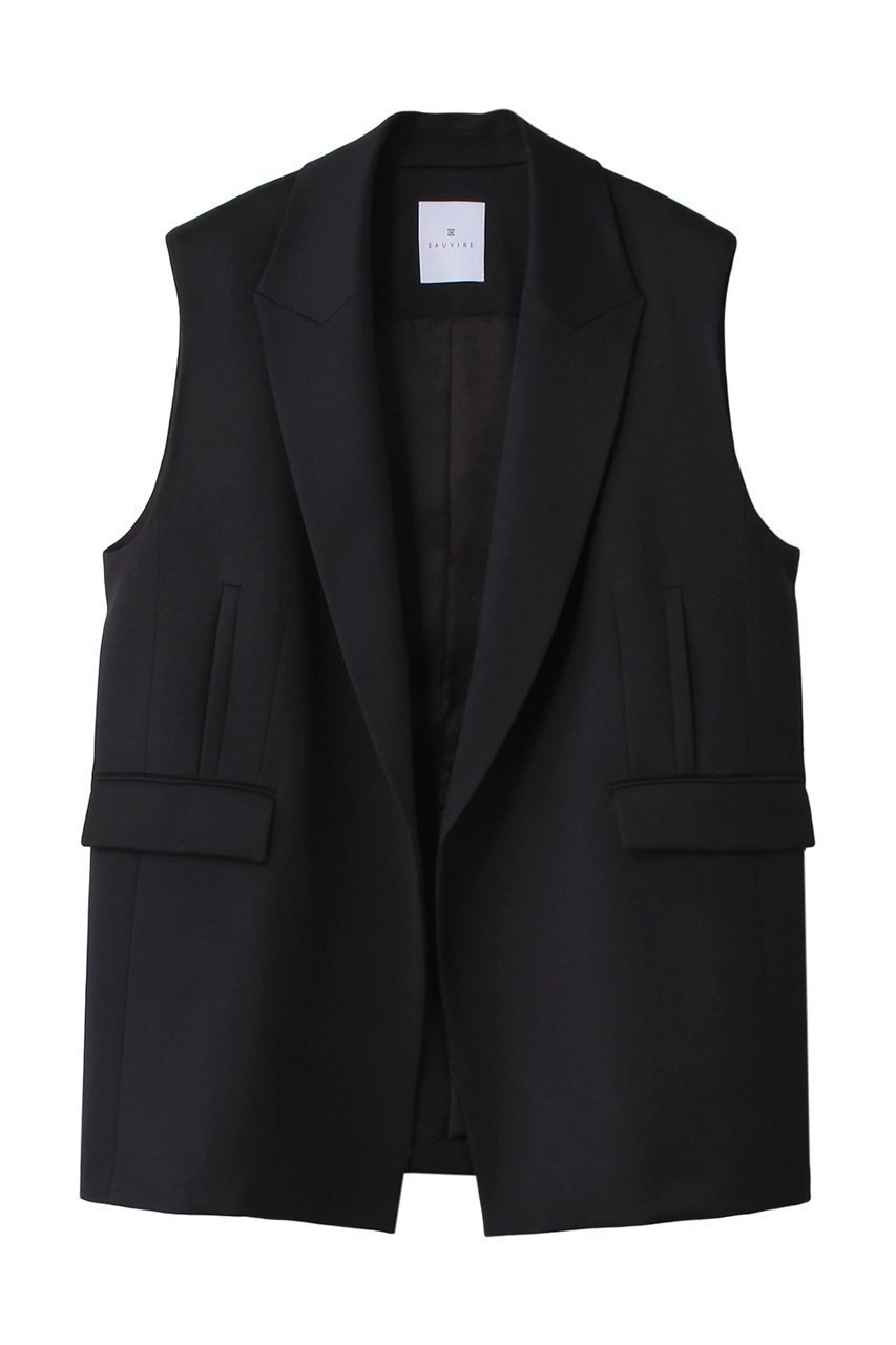 【オーヴィル/EAUVIRE】のピークドラペルジレ 人気、トレンドファッション・服の通販 founy(ファニー) 　ファッション　Fashion　レディースファッション　Fashion for Women　アウター　Coat / Outerwear Collection　レディースジャケット・軽アウター　Jackets　ジャケット　Jacket, Outerwear　ストレッチ　Stretch, Stretchy Fabric　フォーマル　Formal, Dressy　フロント　Front, Front Design　ベスト　Vest, Waistcoat　ポケット　Pocket, Pocket Detail　メンズ　Men's, Menswear　日本製　Made In Japan　 other-1|ID: prp329100004230869 ipo3291000000032942138