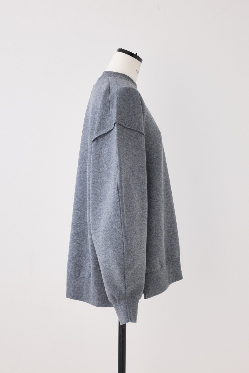 【ナゴンスタンス/nagonstans】のForm P.O/プルオーバー 人気、トレンドファッション・服の通販 founy(ファニー) 　ファッション　Fashion　レディースファッション　Fashion for Women　トップス・カットソー　Cut & Sew Tops　ニット　Knit Tops & Sweaters　カジュアルプルオーバー・ニットトップス　Pullovers & Knit Tops / Casual Pullovers　スリット　Slit, Slit Detail　ベーシック　Basic, Essential　other-4|ID: prp329100004230875 ipo3291000000035748705