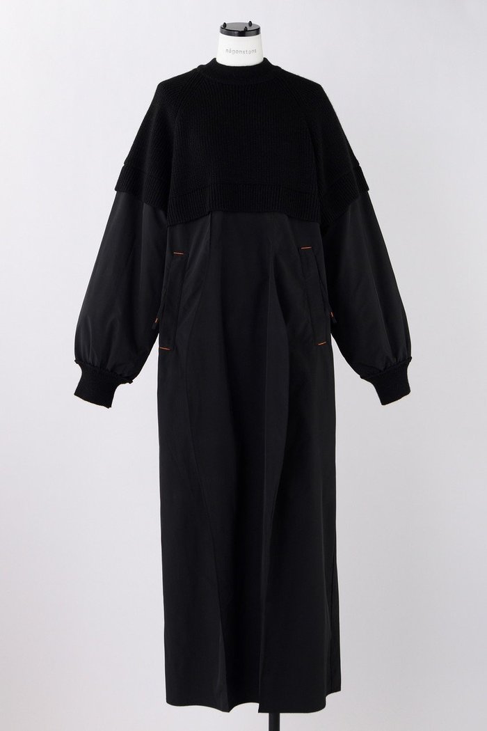 【ナゴンスタンス/nagonstans】のKnit Combi DRS/ドレス インテリア・キッズ・メンズ・レディースファッション・服の通販 founy(ファニー) https://founy.com/ ファッション Fashion レディースファッション Fashion for Women ワンピース Dresses フォーマル・パーティードレス・結婚式用ドレス Elegant & Casual Dresses チュニック Tunic Tops & Dresses コンビ Combo, Combination Style チュニック Tunic, Long Top ドレス Dress, One-Piece ドレープ Drape, Draping Fabric パターン Pattern, Design Print ロング Long, Long-Length |ID: prp329100004230880 ipo3291000000032889284